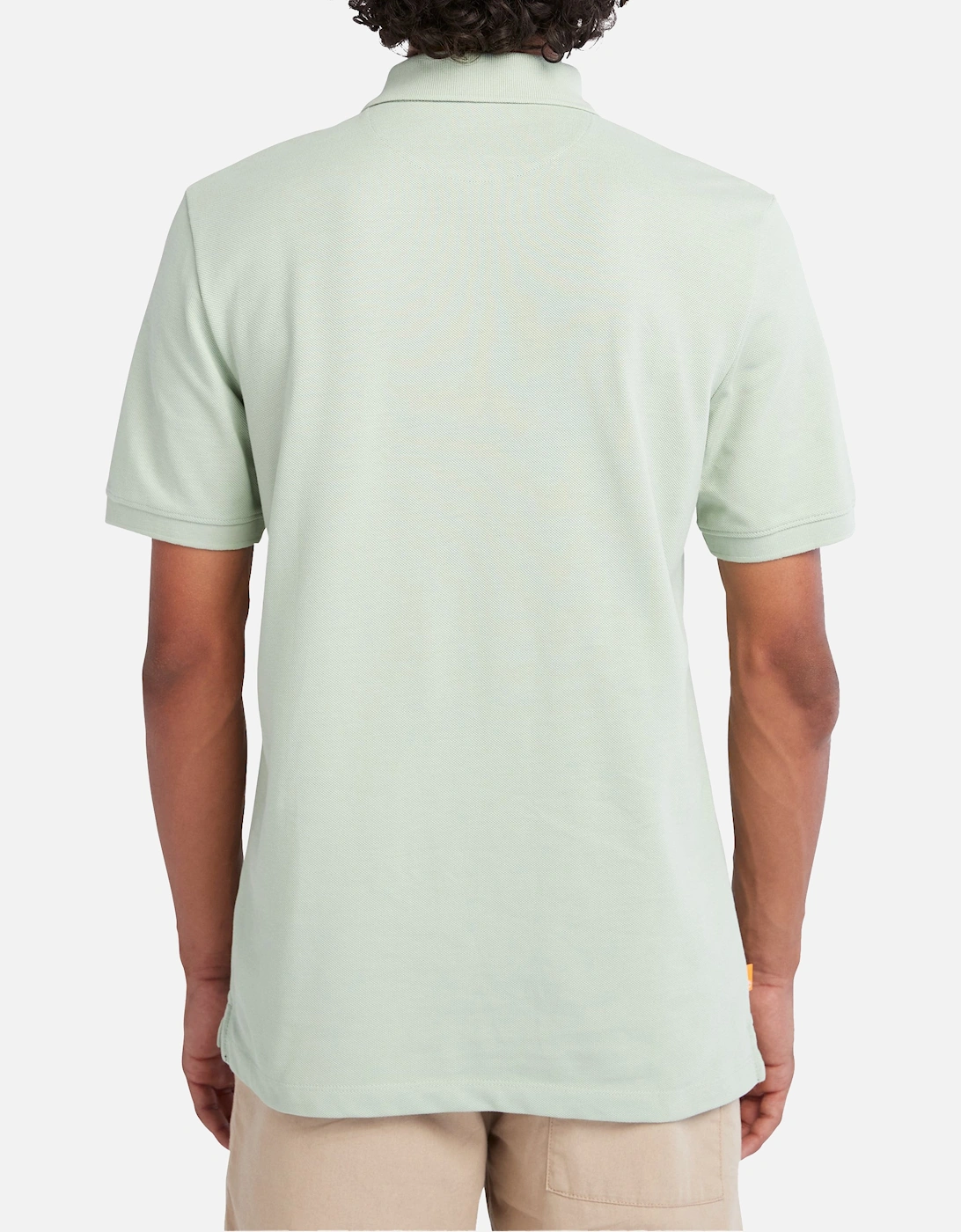 Millers River Pique Polo - Frosty Green