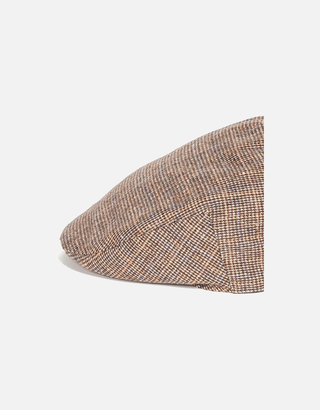 Wilkin Flat Cap - Beige Check