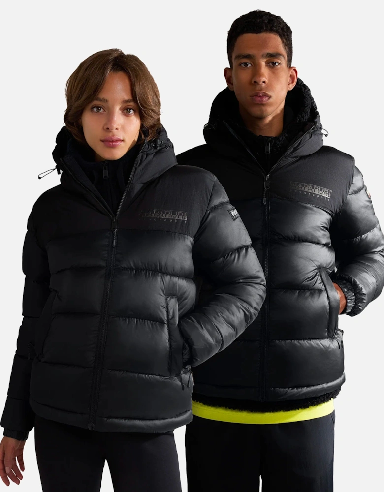 Hornelen Hooded Padded Jacket - Black