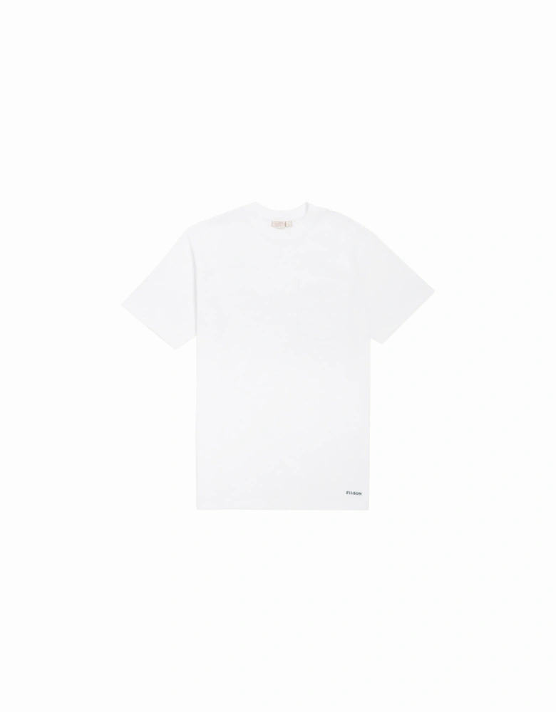 Pioneer Solid One Pocket T-Shirt - Bright White