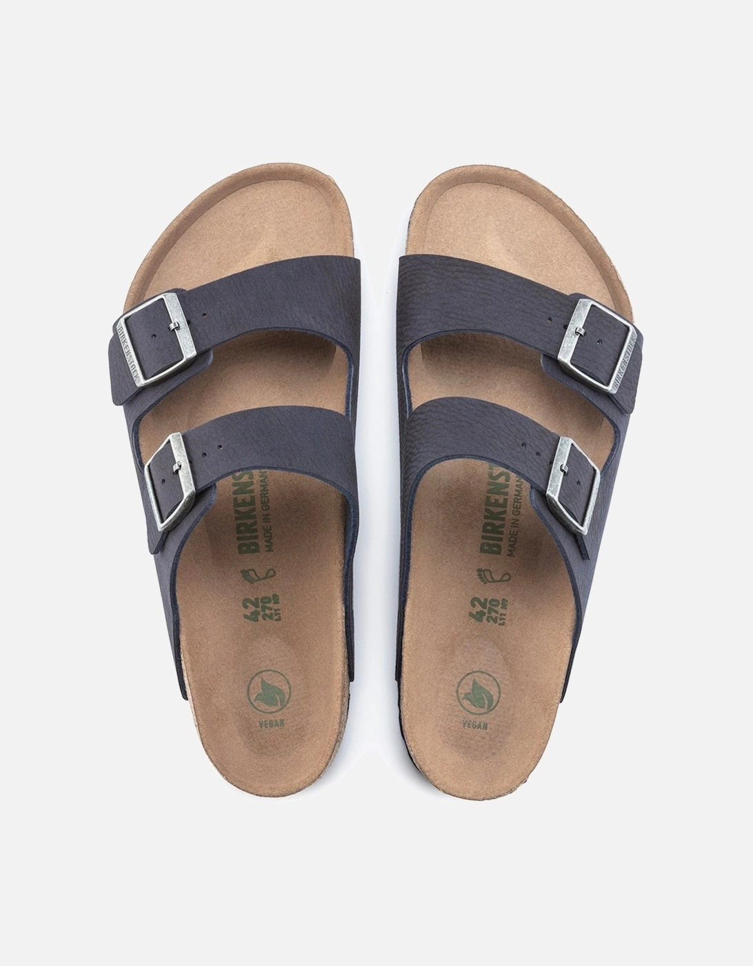 Vegan Micro Fibre Sandals - Desert Dust Indigo Blue