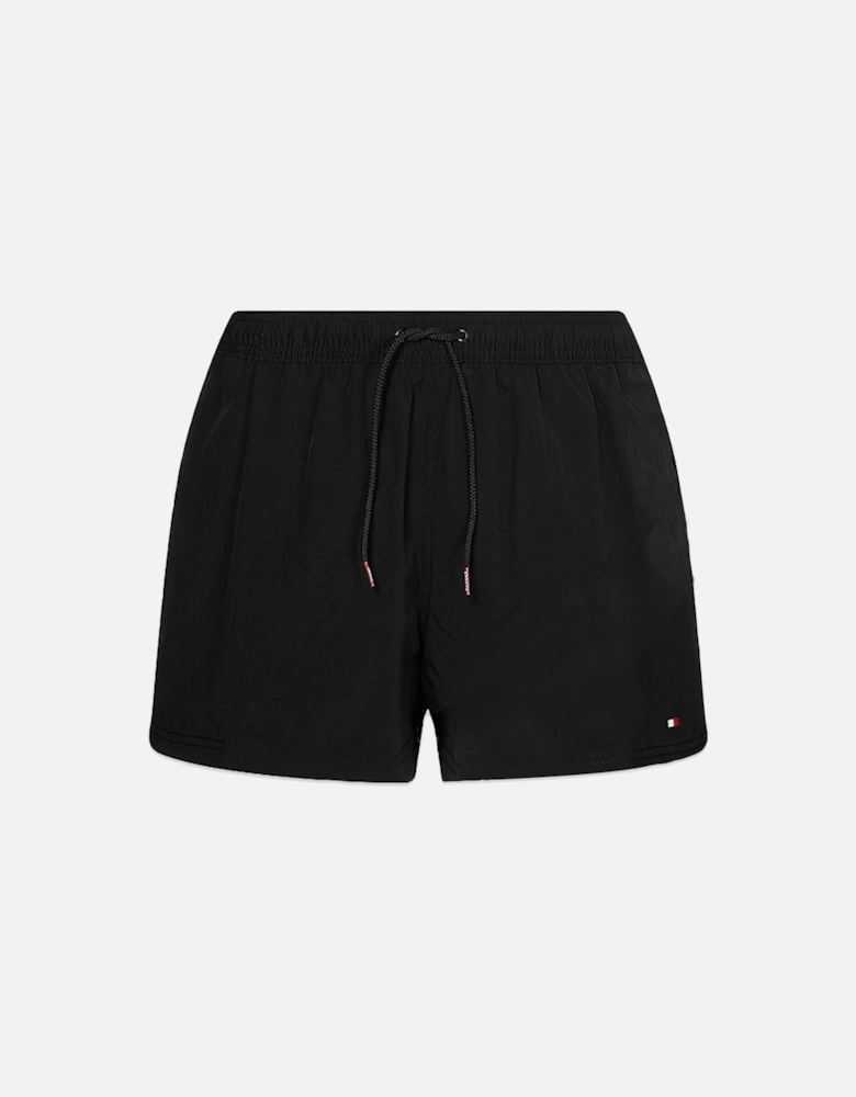 Drawstring Swim Shorts - Black