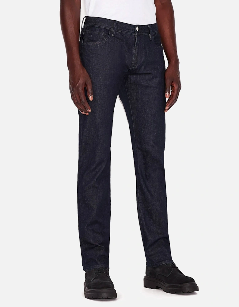 J13 Slim Fit Jeans - Dark Blue Indigo Rinse