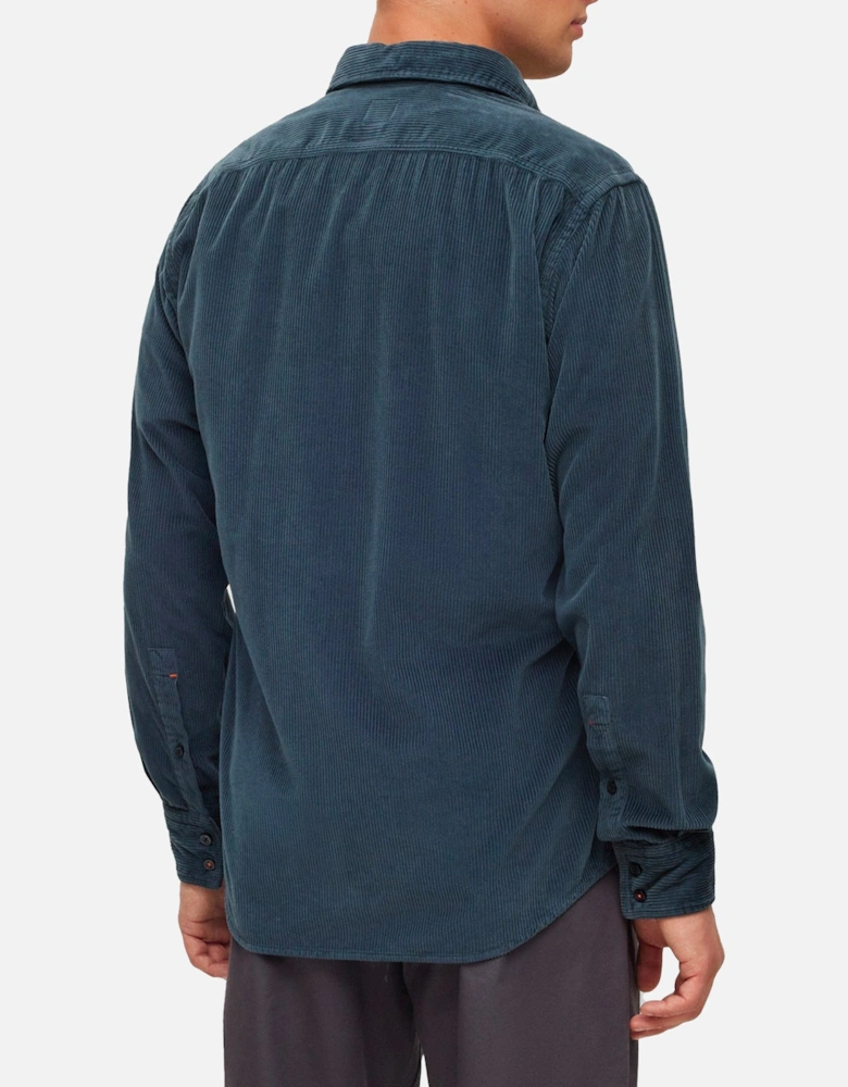 Boss Relegant 6 Corduroy Shirt - Dark Teal