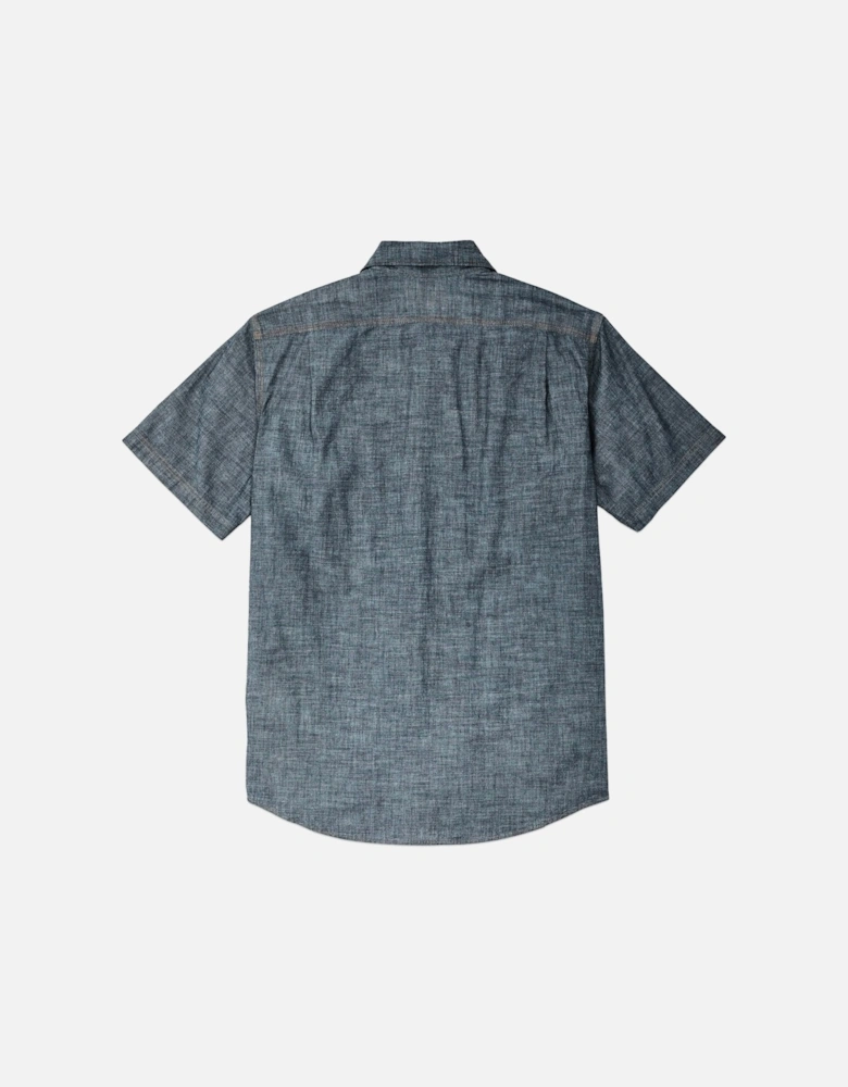 Short Sleeve Chambray Shirt - Indigo Chambray