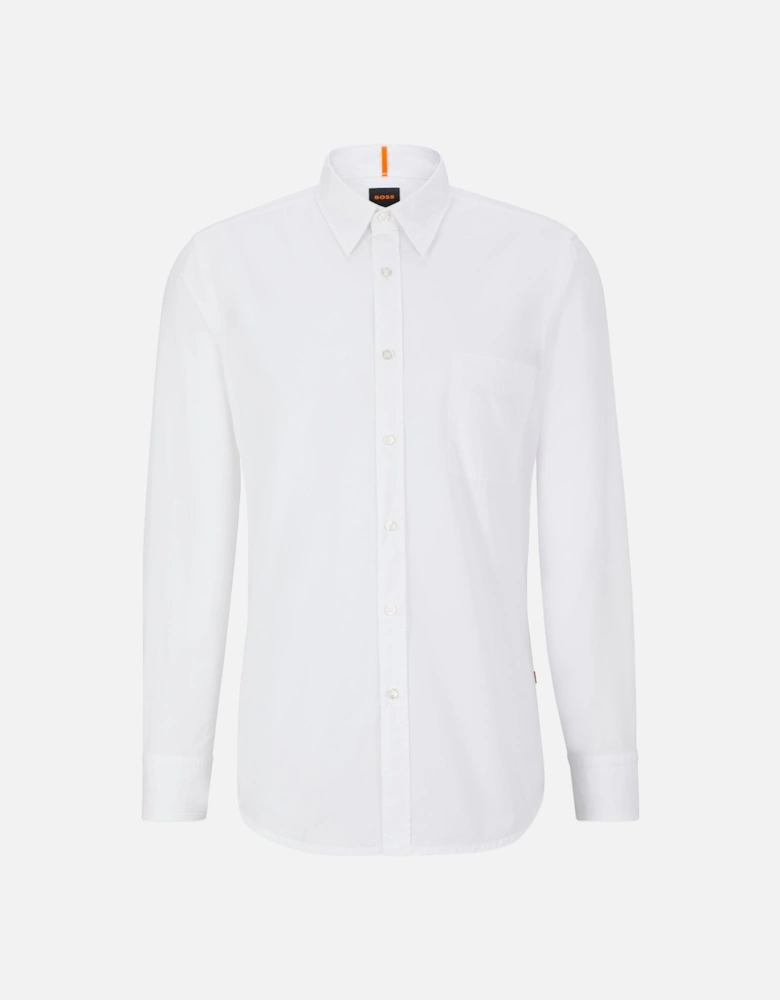 Boss Relegant 6 Poplin LS Shirt - White