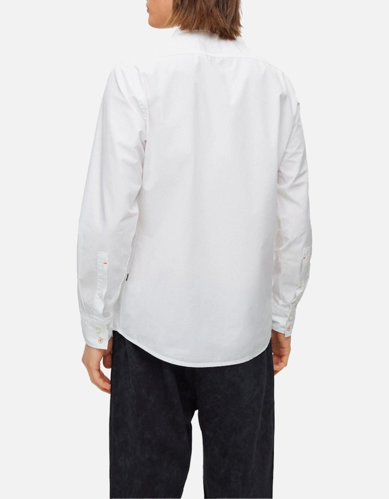 Boss Relegant 6 Poplin LS Shirt - White