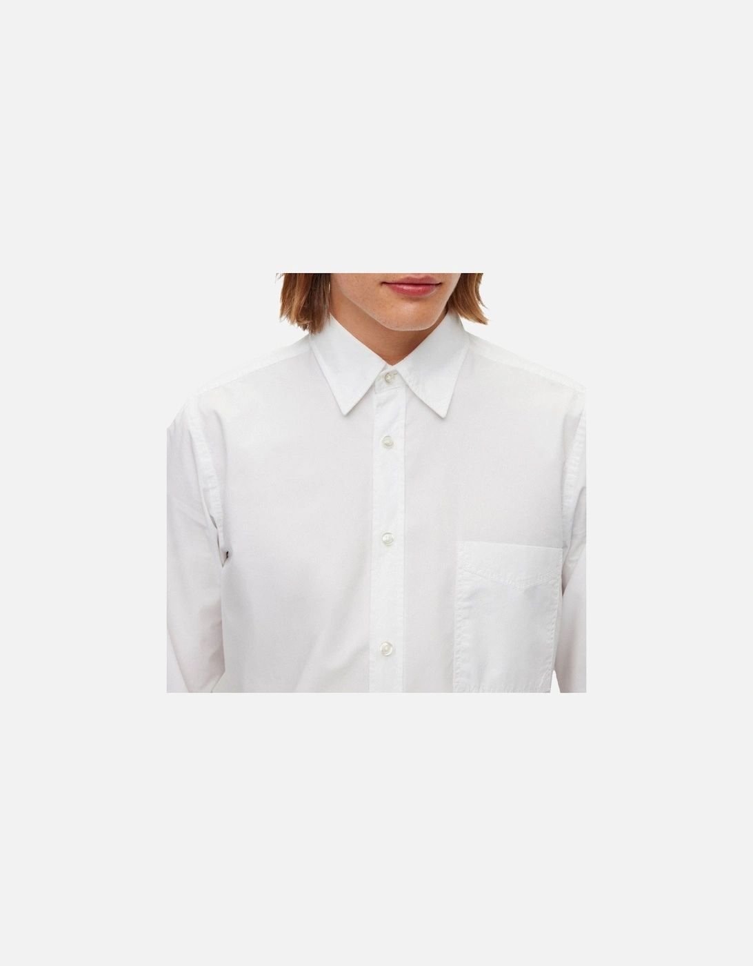 Boss Relegant 6 Poplin LS Shirt - White