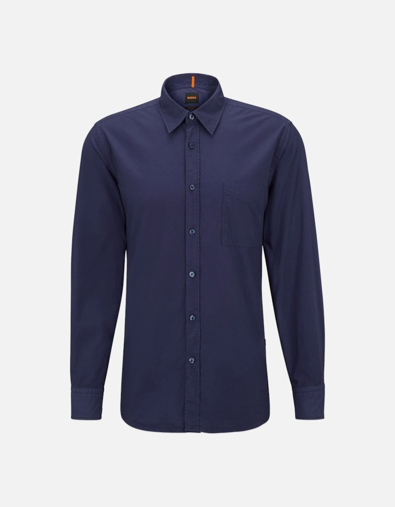 Boss Relegant 6 Poplin LS Shirt - Navy