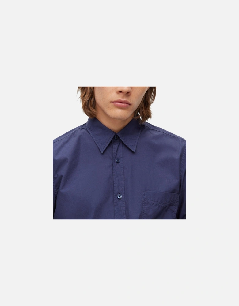 Boss Relegant 6 Poplin LS Shirt - Navy