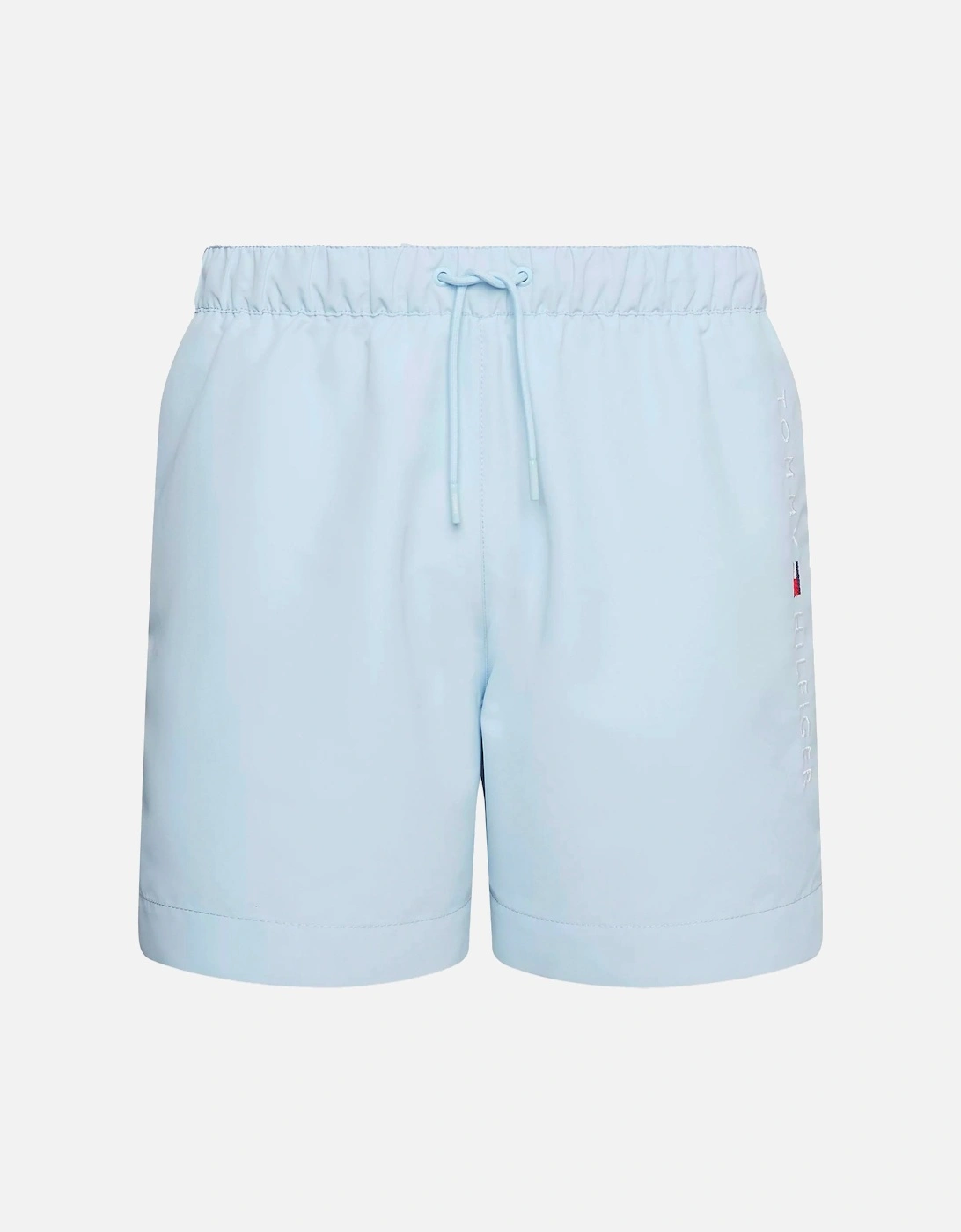 Mid Length Embroidered Swim Shorts - Breezy Blue, 2 of 1