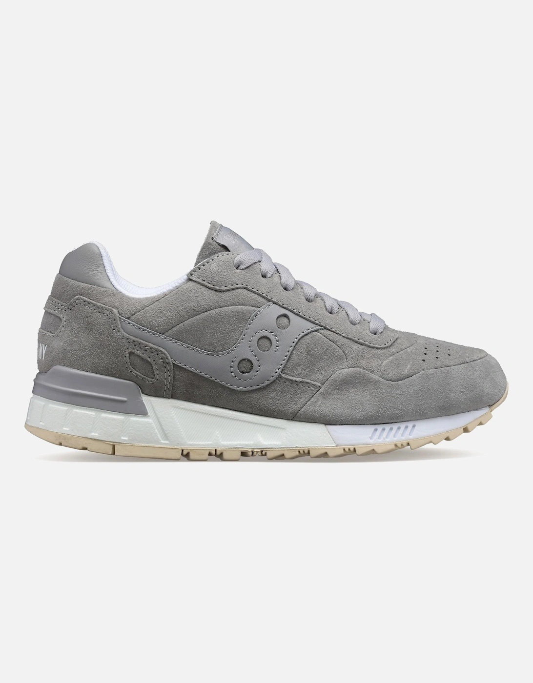 Shadow 5000 Premium Suede Trainers - Grey, 6 of 5