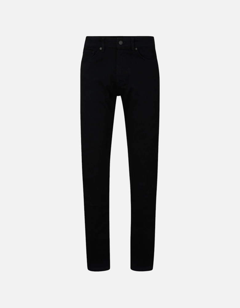 Boss ReMaine Regular Fit Jeans - Cobra Stay Black Stretch