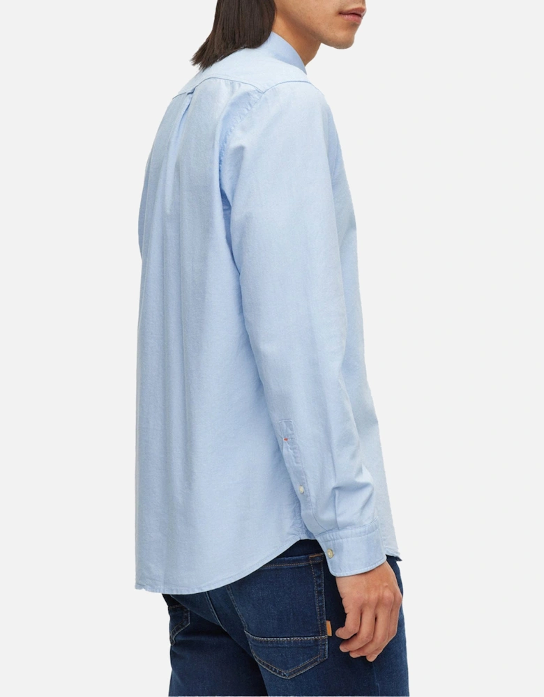 Boss Rickert Oxford Regular Fit LS Shirt - Sky Blue