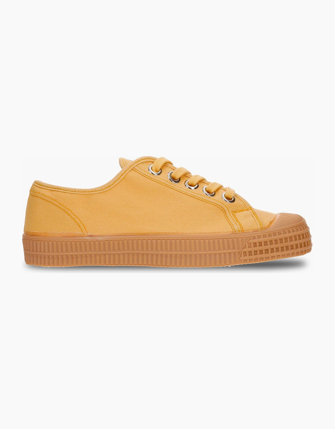 Men's Novesta Star Master Canvas Trainers - Yellow - Size: 8