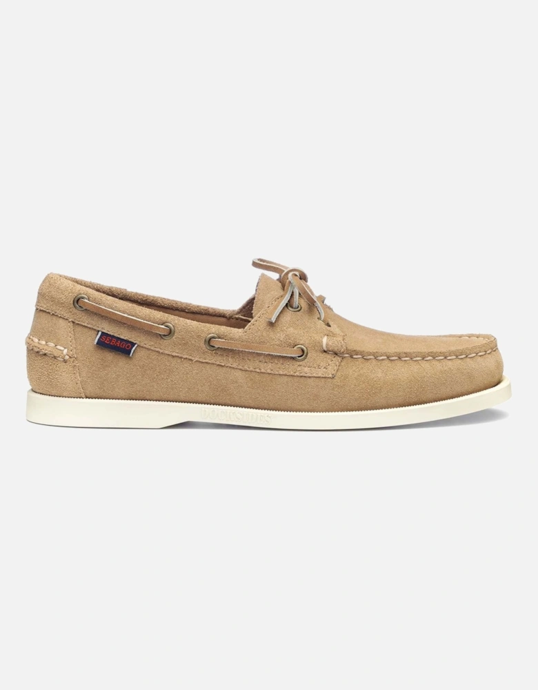 Portland Fleshout Boat Shoe - Beige Camel