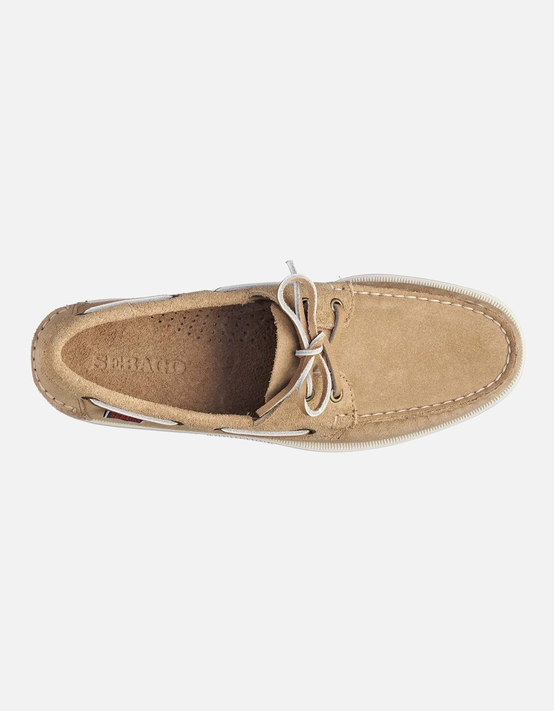 Portland Fleshout Boat Shoe - Beige Camel