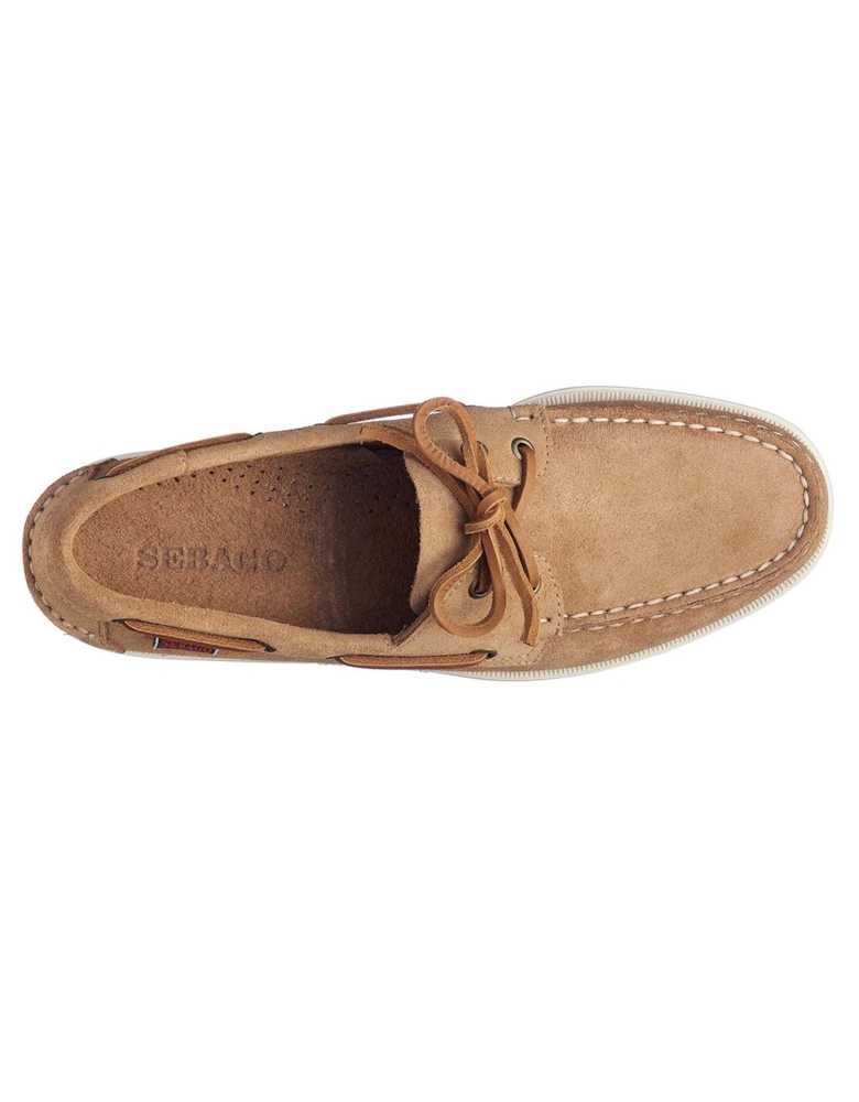 Portland Fleshout Boat Shoe - Brown Cognac