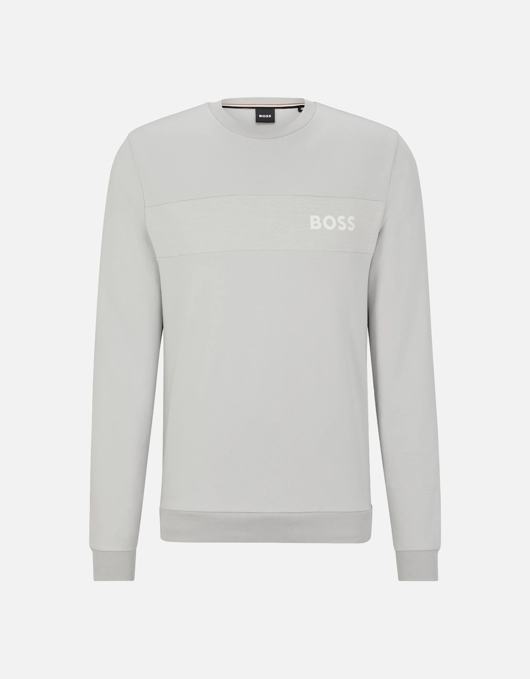 Boss Cotton Blend Crew Neck Sweat - Light Grey, 5 of 4