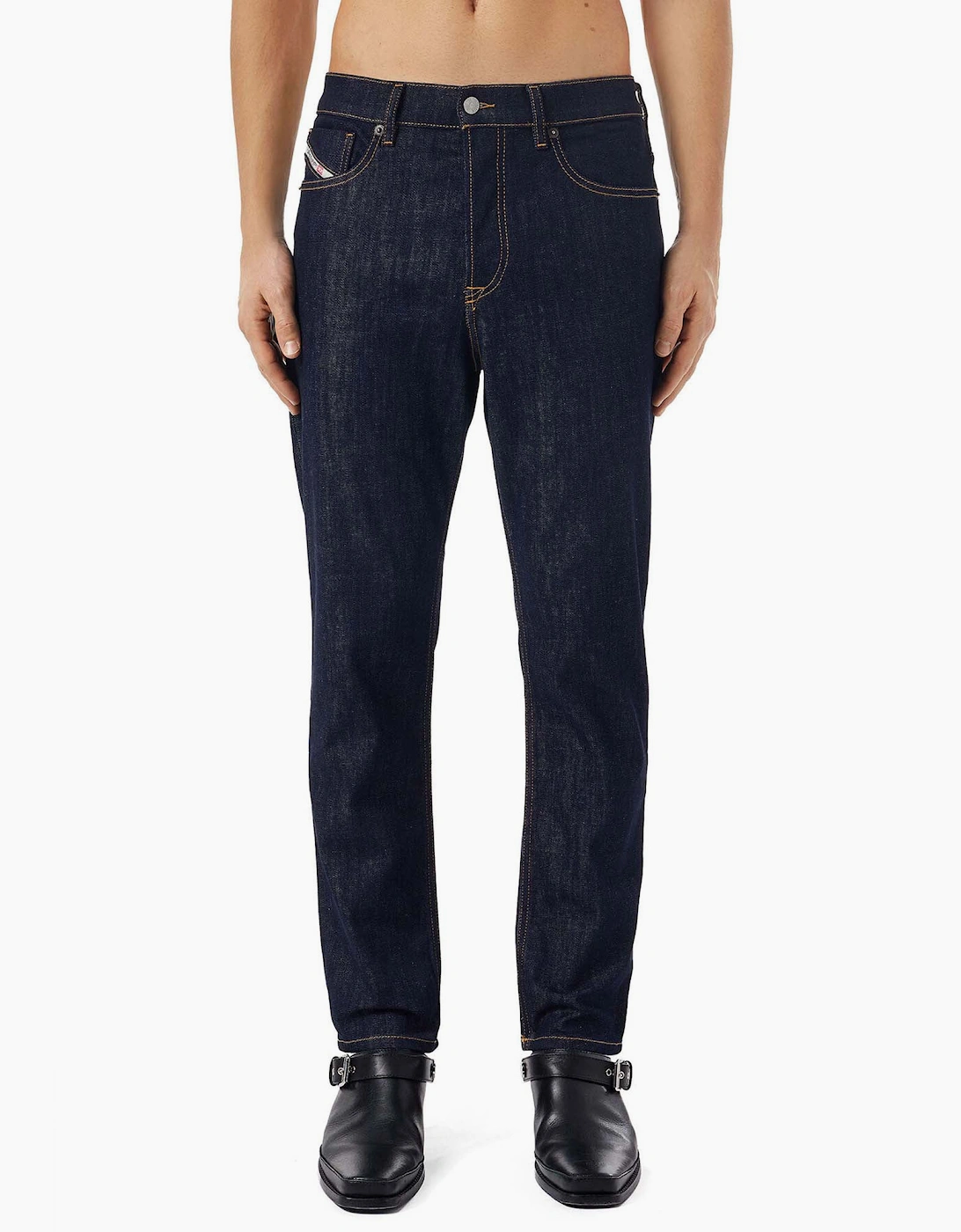Diesel Men's Black D-Fining Tapered Fit Jeans - Size 30/32