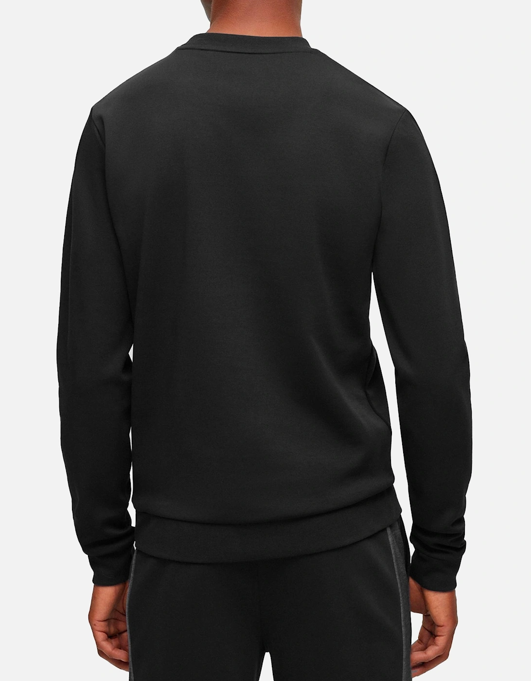 Boss Cotton Blend Crew Neck Sweat - Black