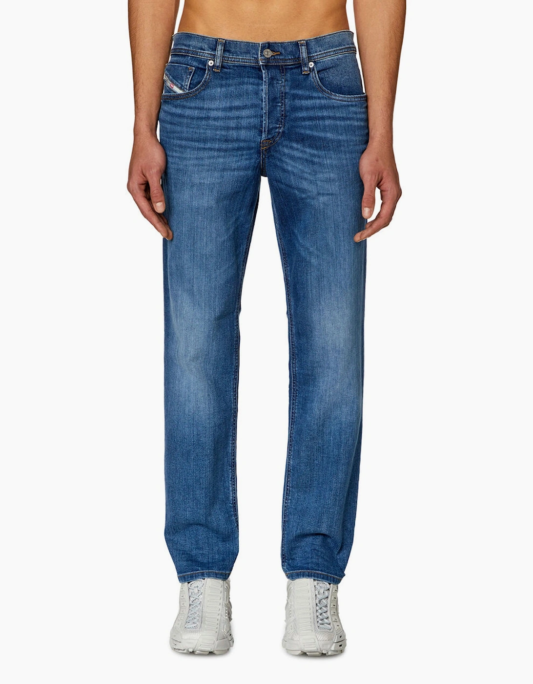 Diesel Men's Blue D-Finitive Tapered Fit Jeans  32/34