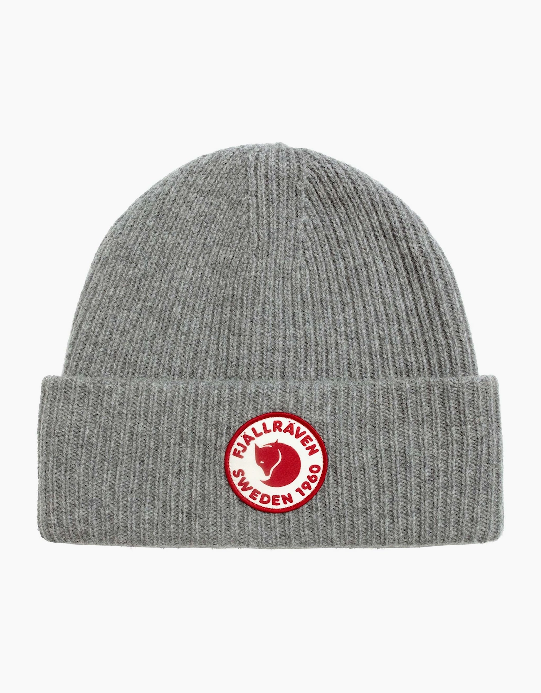 Fjallraven Unisex Grey Fjällräven 1960 Logo Beanie