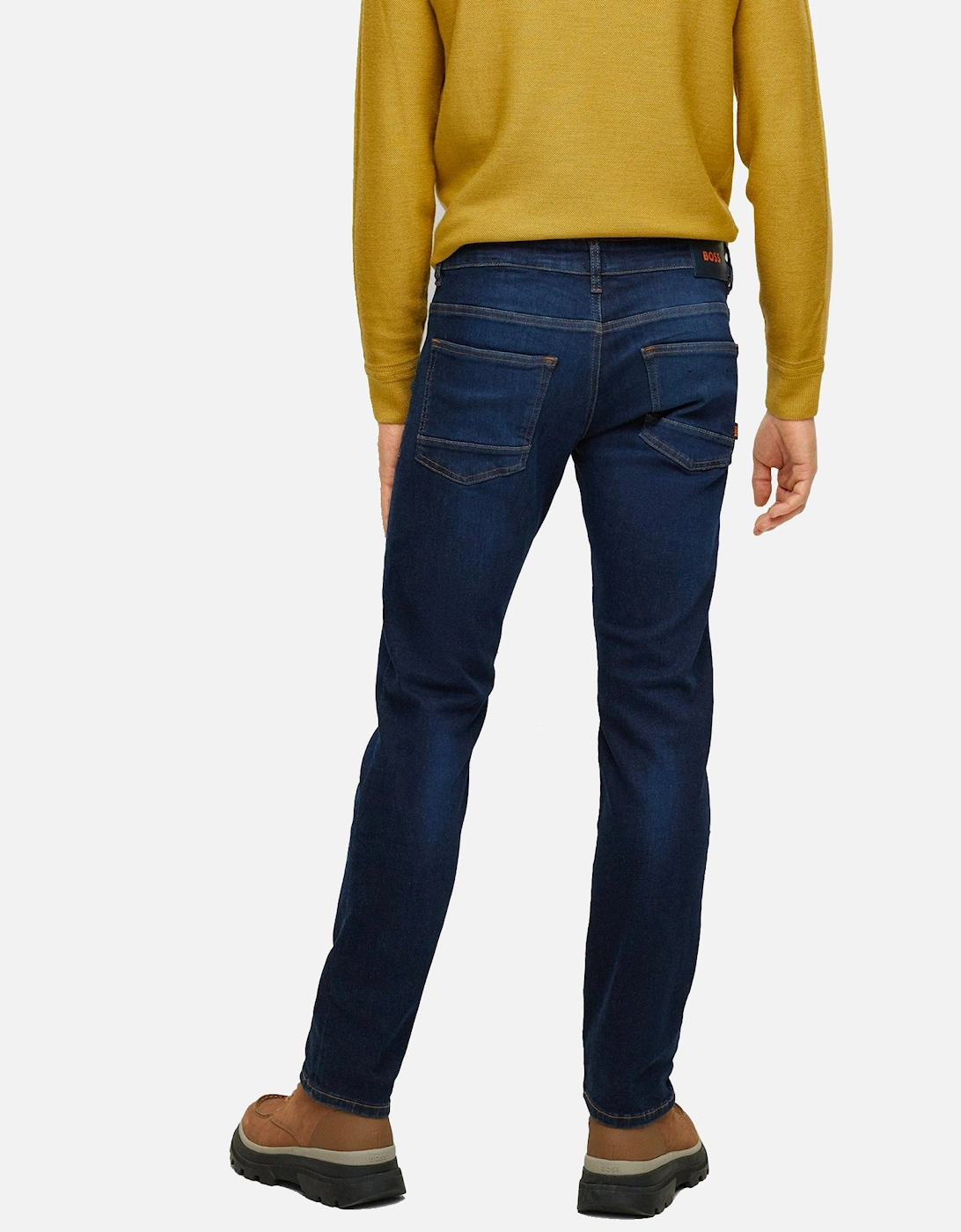 Boss Delaware Slim Fit Jeans - Aero Dark Blue Stretch