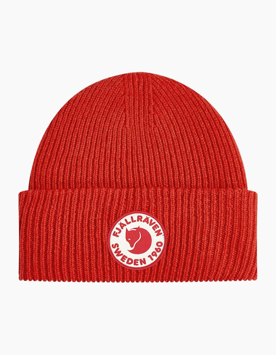 Fjallraven Unisex Red Fjällräven 1960 Logo Beanie