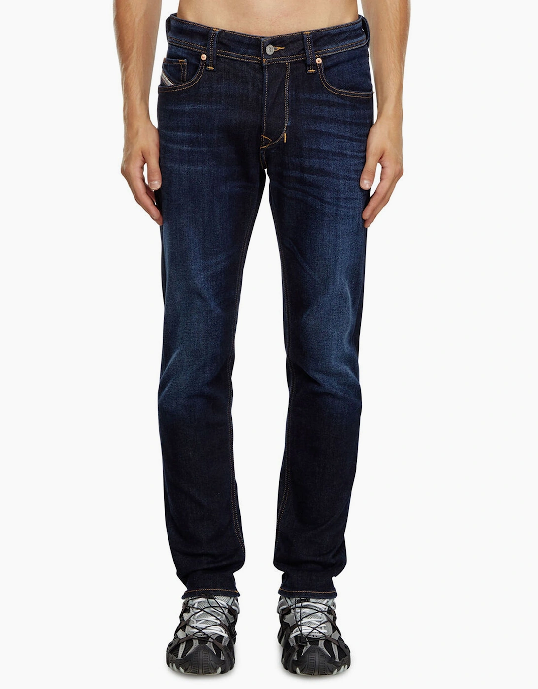 Diesel Unisex Navy Larkee-Beex Tapered Jeans  34/30