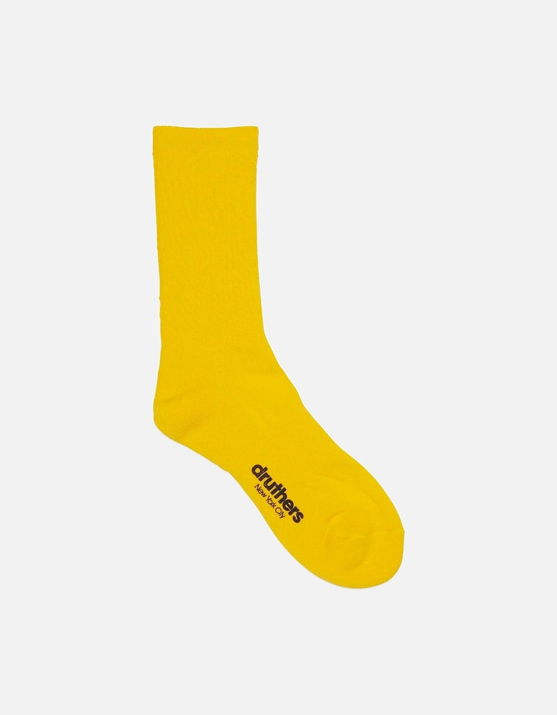 Organic Cotton Everyday Crew Socks - Canary