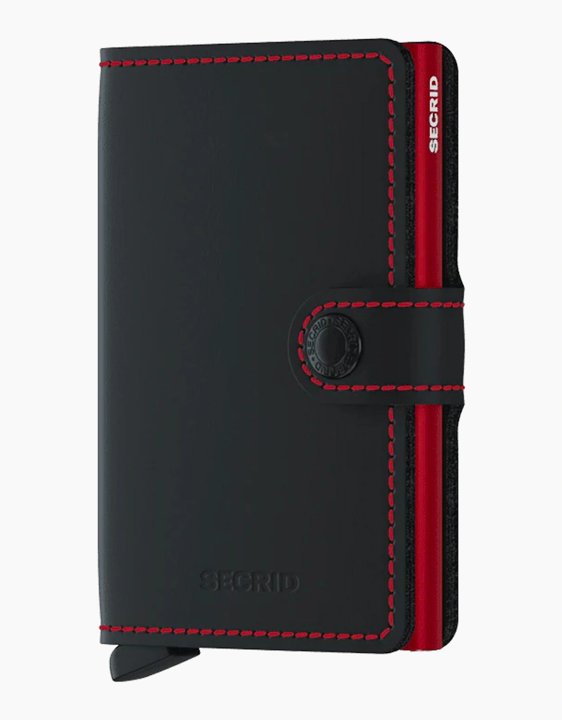 Secrid Unisex Black Mini Wallet Matte Leather