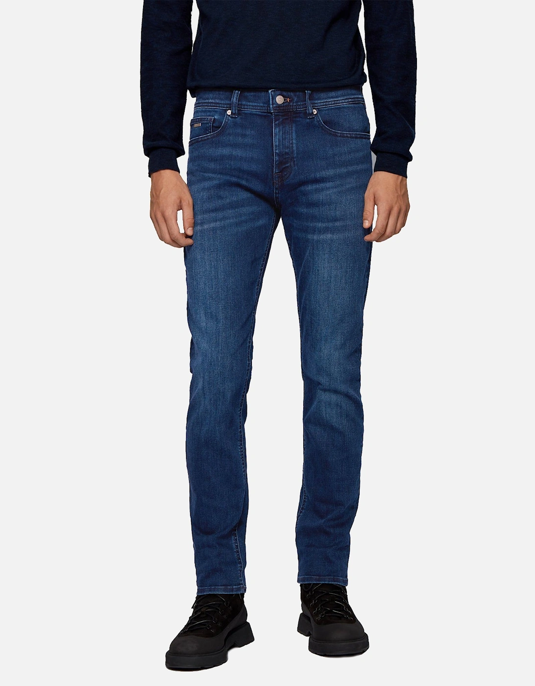 Boss Delaware Slim Fit Jeans - House Dark Blue, 6 of 5