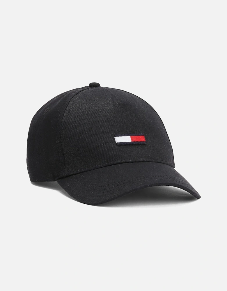 Tommy Jeans Organic Cotton Flag Cap - Black