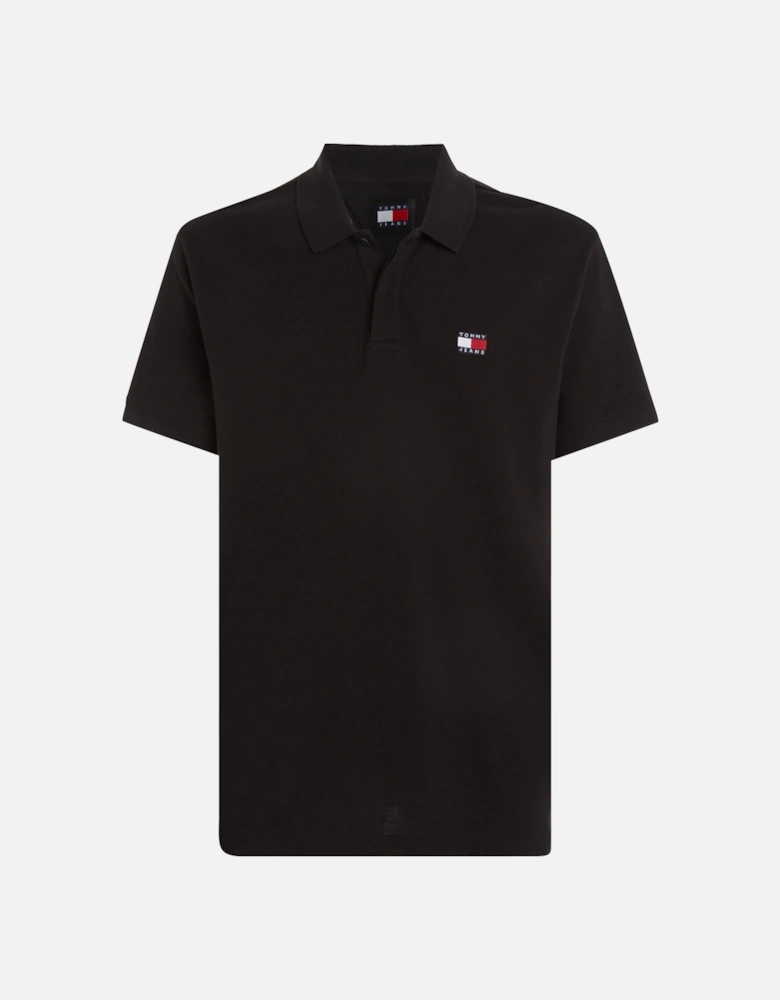 Tommy Jeans Regular Badge Polo - Black