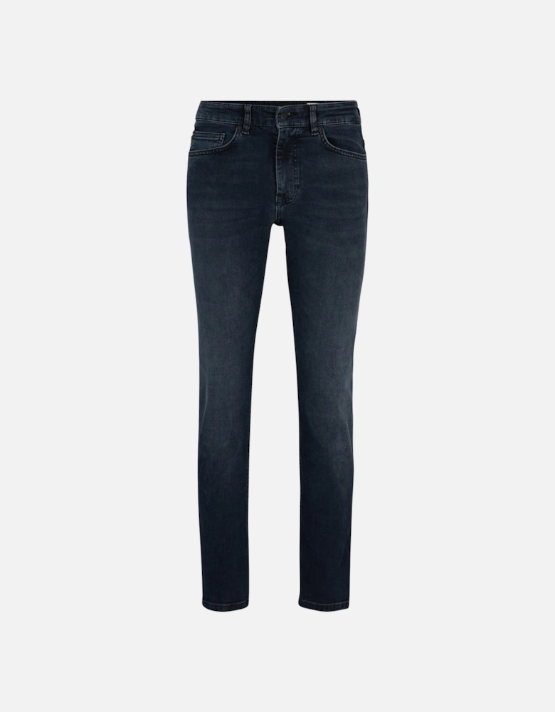 Boss Delaware Slim Fit Jeans - Moody Dark Blue Stretch