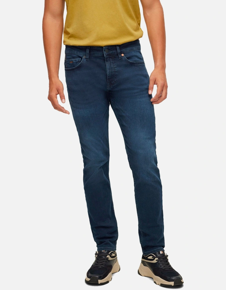 Boss Delaware Slim Fit Jeans - Oak Dark Blue Stretch