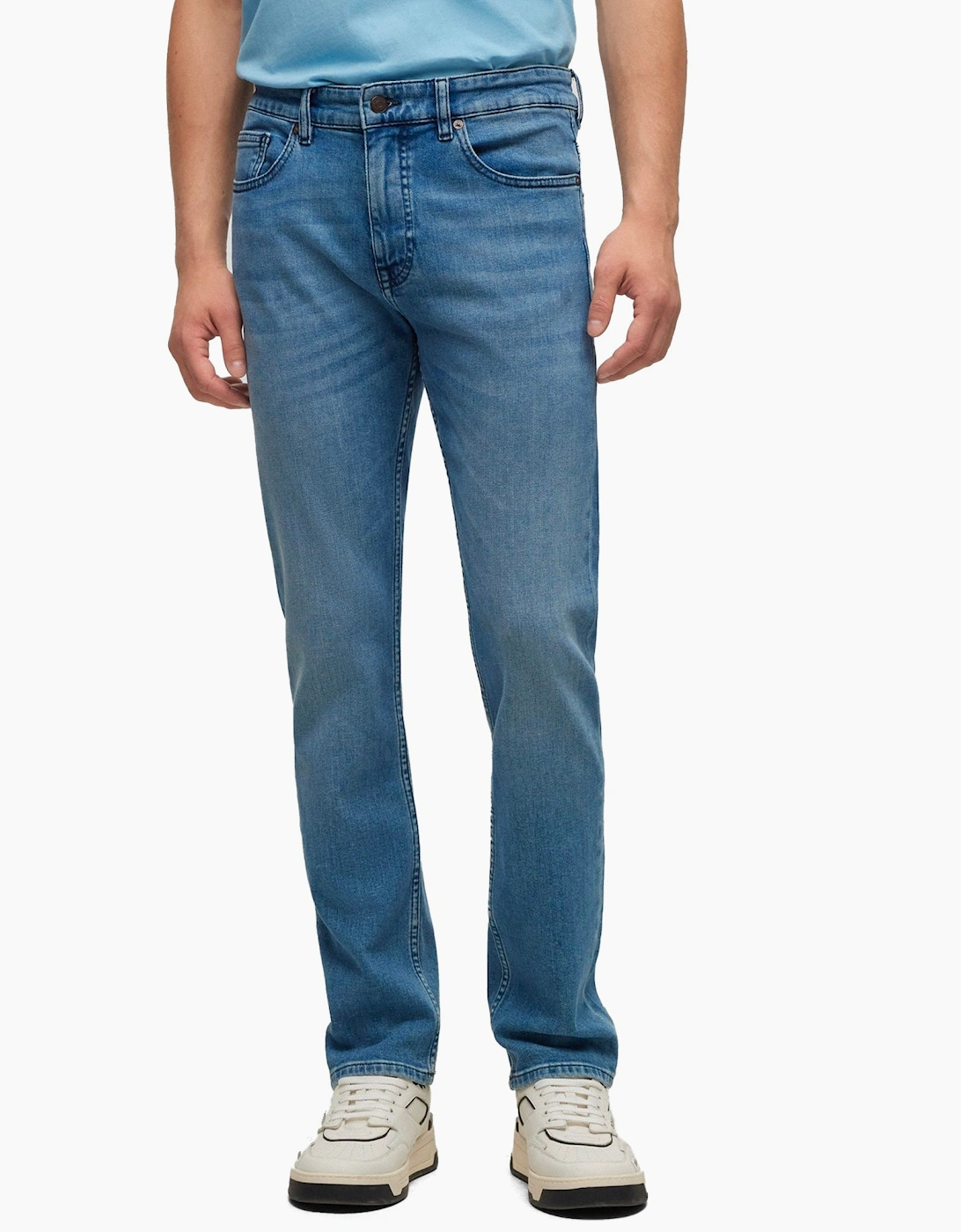 Hugo Boss Men's Blue Boss Delaware Slim Fit Jeans - Size: 30/32