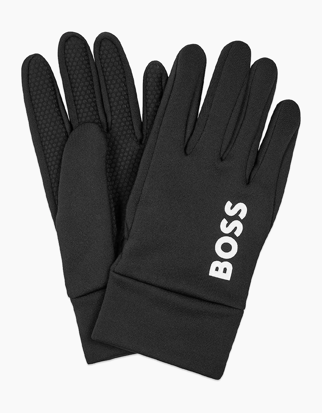 Men's Boss Tech Running Gloves - Black - Size: SMALL