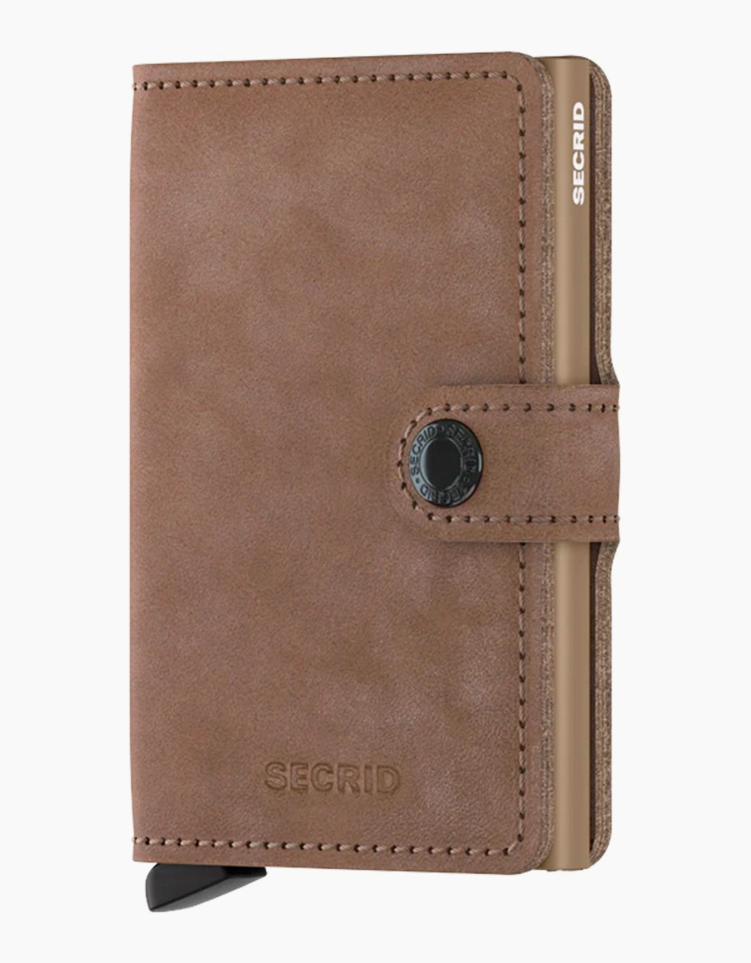 Secrid Unisex Brown Mini Wallet Vintage Leather Extra Large