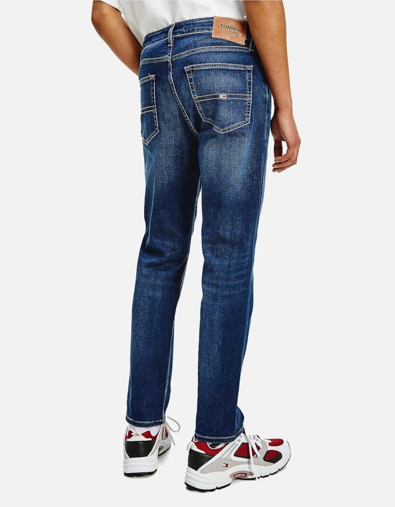 Tommy Jeans Ryan Regular Straight Jeans - Aspen Dark Blue Stretch