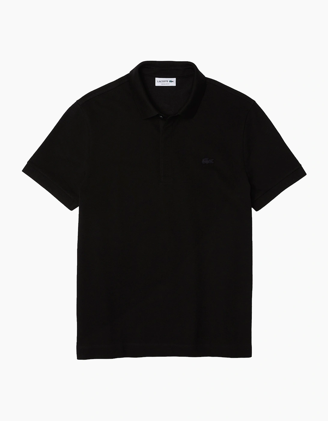 Lacoste Men's Black Ph5522 Paris Stretch Pique Polo  40 Large