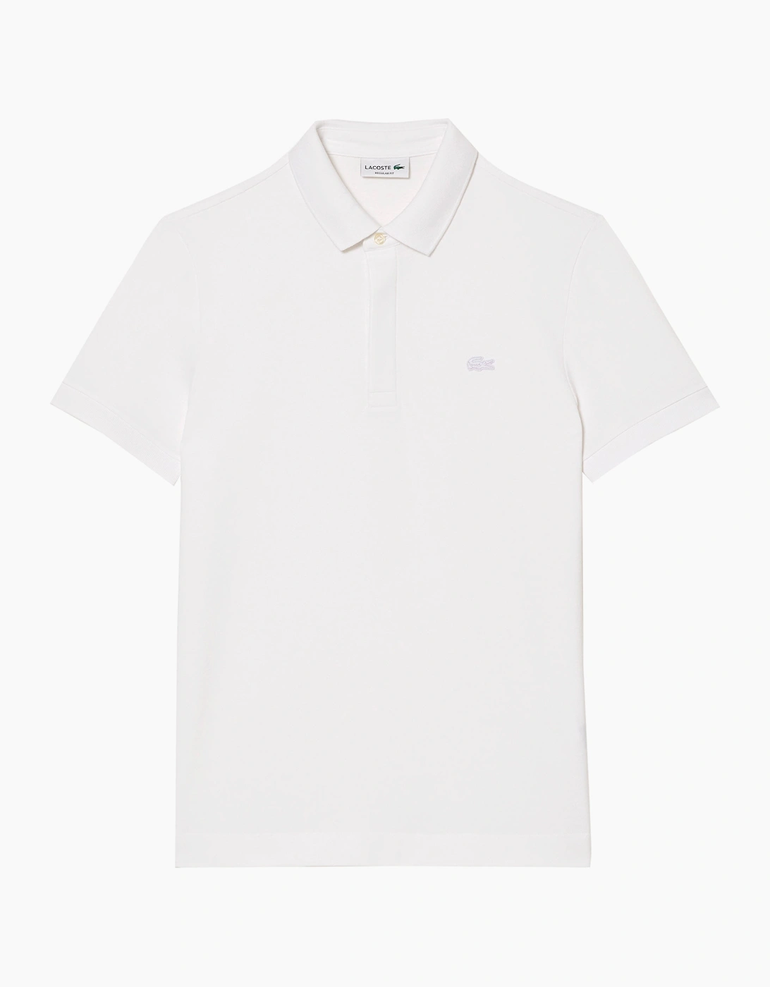 Lacoste Men's White Ph5522 Paris Stretch Pique Polo  38 Medium