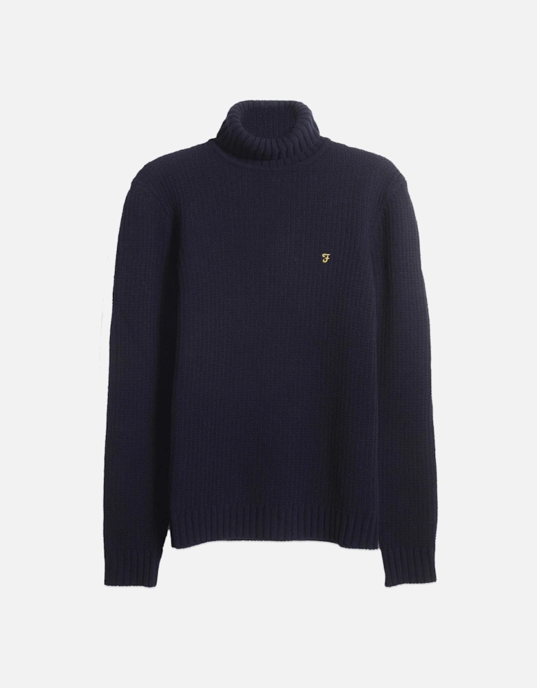 Anton Fisherman Knit - True Navy