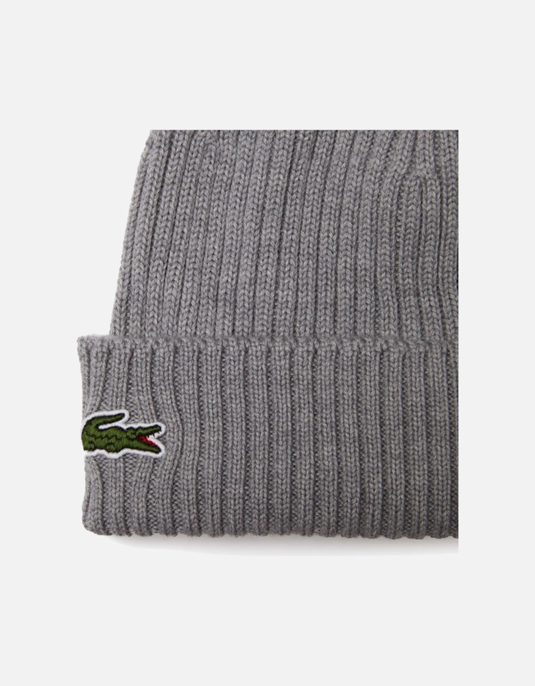 RB0001 Knitted Wool Beanie - Heather Agate