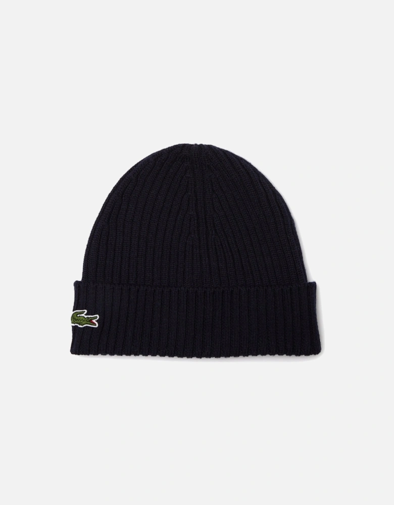 RB0001 Knitted Wool Beanie - Navy