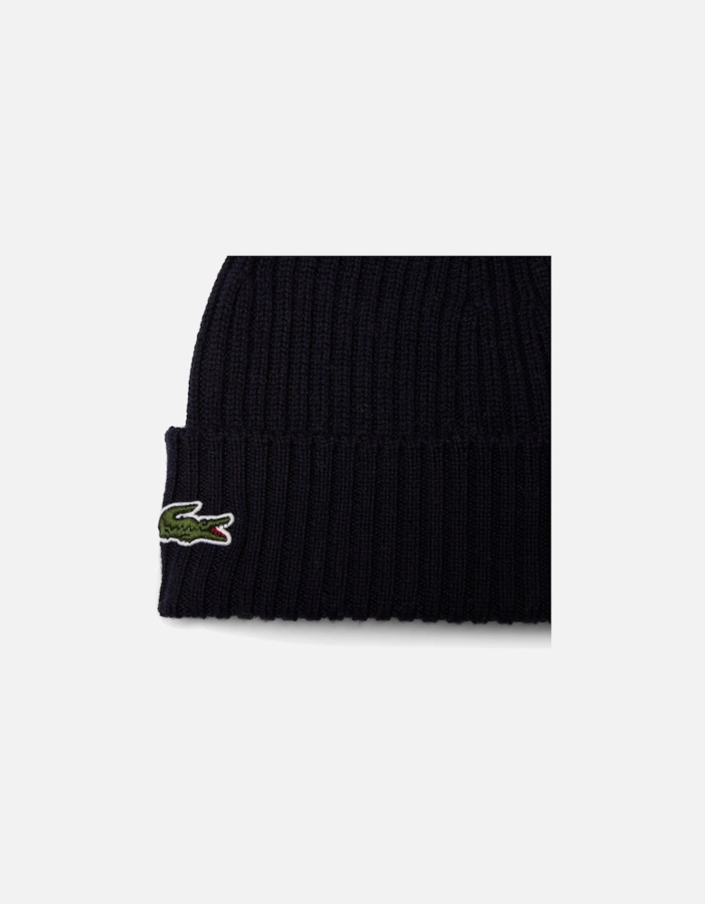 RB0001 Knitted Wool Beanie - Navy