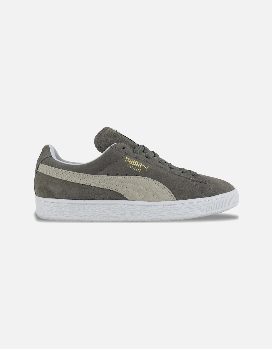 Suede Classic Trainers - Grey/White, 4 of 3