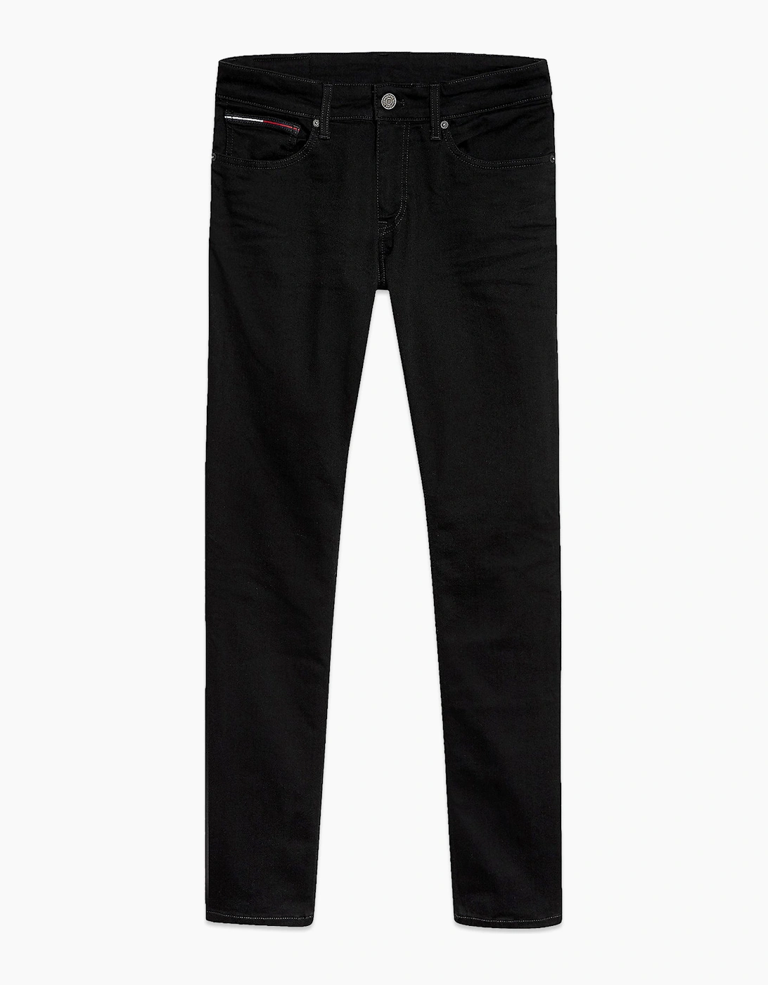 Tommy Hilfiger Men's Black Tommy Jeans Scanton Slim Jeans - New Stretch - : 34/32