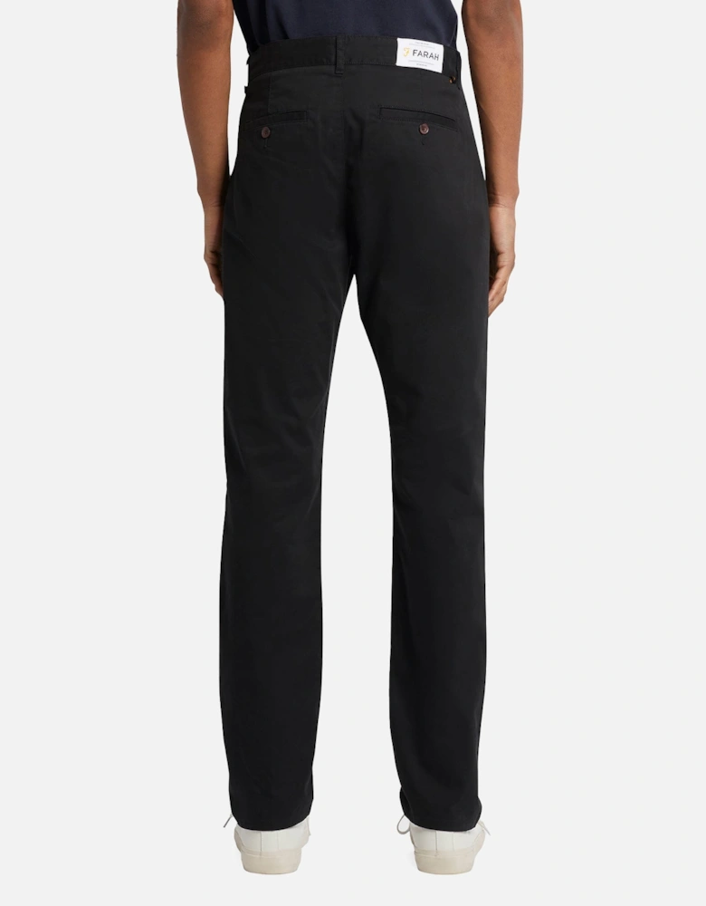 Elm Regular Fit Twill Chinos - Black